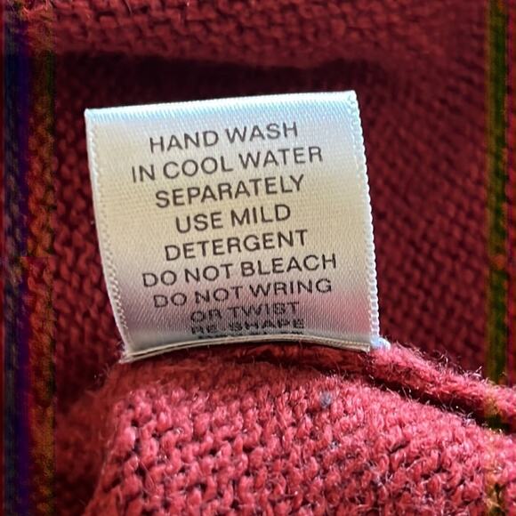 Christopher & Banks Rust Floral Embroidered Sweater Size M - Picture 9 of 9